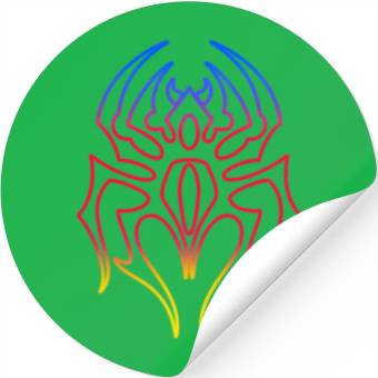 Discover spider tribal Stickers