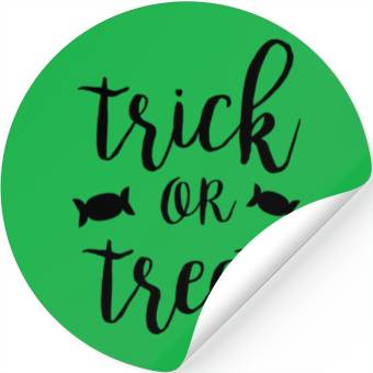 Discover trick or treat Stickers