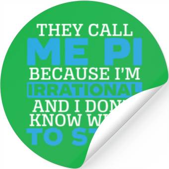 Discover Math Instructor Math Teacher Mathematician Pi Day Stickers