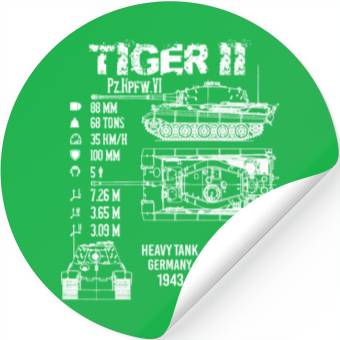Discover Tiger II Stickers