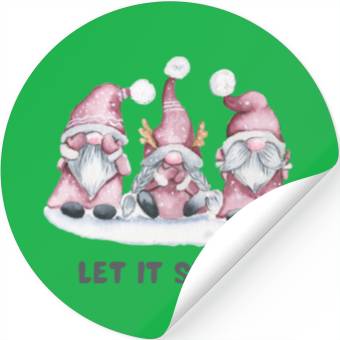 Discover Let It Snow Stickers