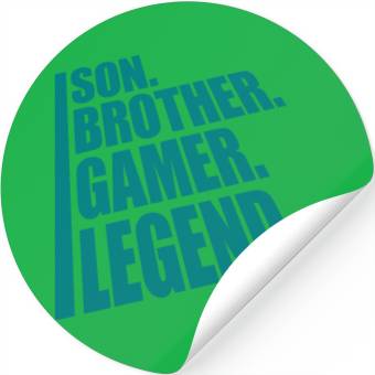 Discover son brother gamer legend Stickers