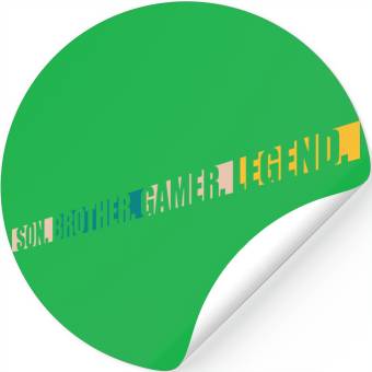 Discover son brother gamer legend Stickers