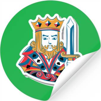 Discover Playing card style Stickers