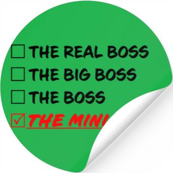 Discover THE MINI BOSS Stickers