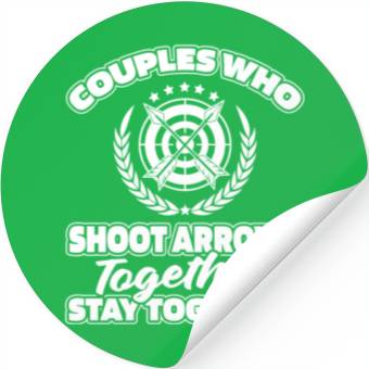 Discover Archery Couple Stickers