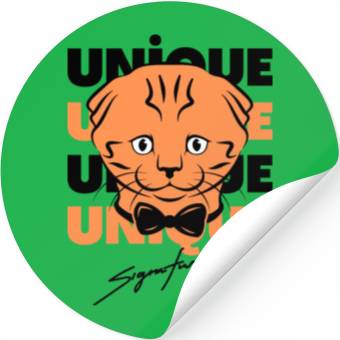 Discover Black and Brown Cute Unique Stickers