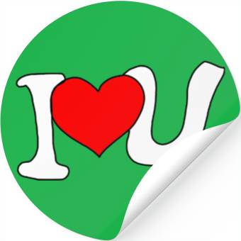Discover I Love You Stickers