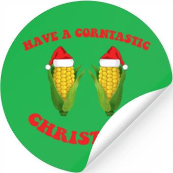 Discover Have A Corntastic Christmas Stickers