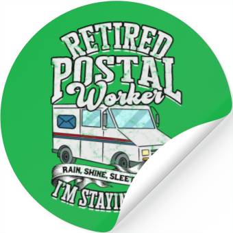 Discover Mail Men Mail Carrier Postal Worker Postman Stickers