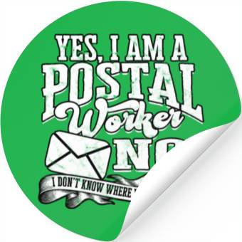 Discover Mail Men Mail Carrier Postal Worker Postman Stickers