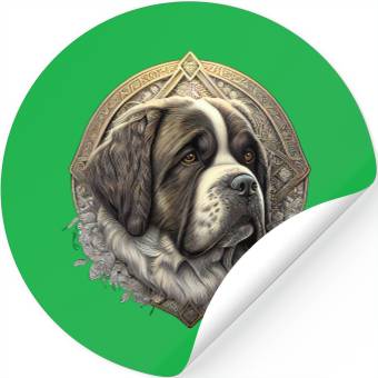 Discover Saint Bernard Dog Stickers