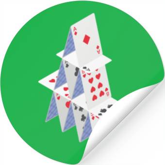 Discover Playing card Stickers