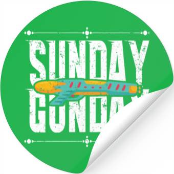 Discover Sunday Gunday Stickers