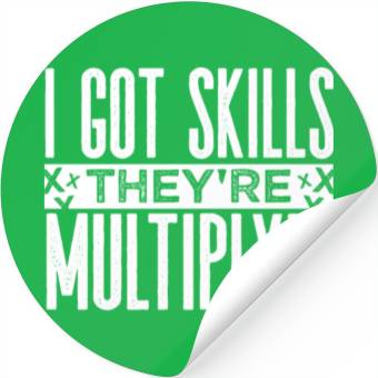 Discover Math Teacher Stickers