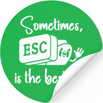Discover Software Engineer Computer Key Programming Stickers