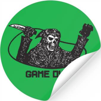 Discover GAME OVER COMIC RETRO Stickers