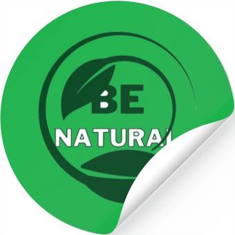 Discover Be natural Stickers