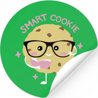 Discover Smart Cookie Funny School Stickers