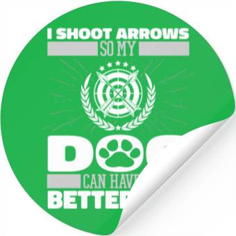 Discover Archery Dog Stickers