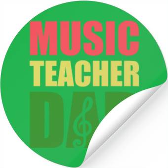Discover Music Teacher Stickers