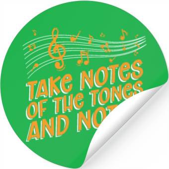 Discover Music Teacher Notes Stickers