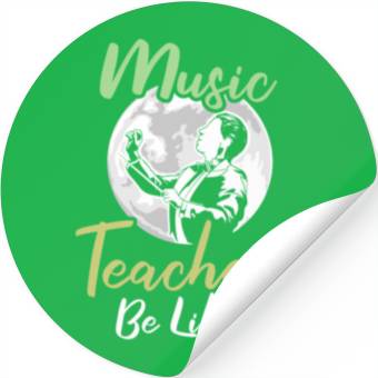 Discover Music Teacher Funny Stickers