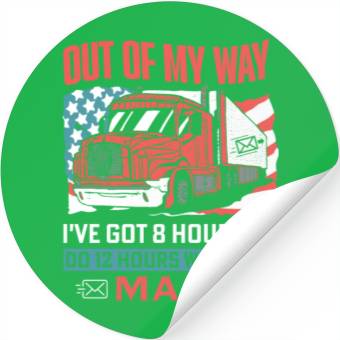Discover Mail delivery, Postal worker Stickers