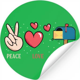 Discover Mail delivery, Postal worker Stickers