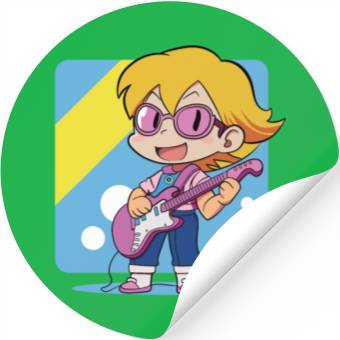 Discover Guitar Boy Stickers