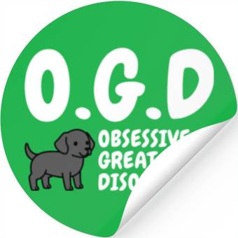 Discover Obsessive Great Dane Disorder Stickers