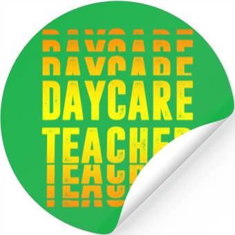 Discover Daycare Teacher Design Stickers