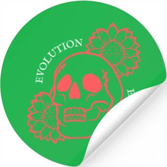 Discover Skull Evolution Stickers