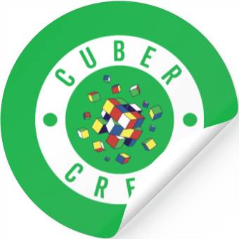 Discover Cuber Crew For Speed Cuber Stickers