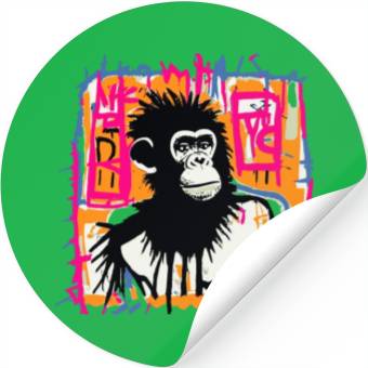 Discover Rock and roll Ape Stickers