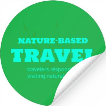 Discover Nature Based Travel Stickers