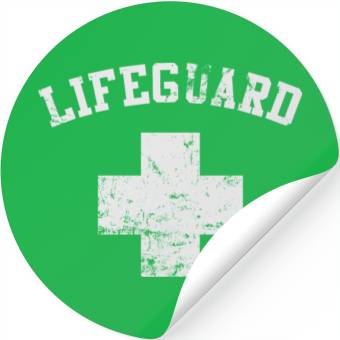 Discover Lifeguard Vintage Stickers