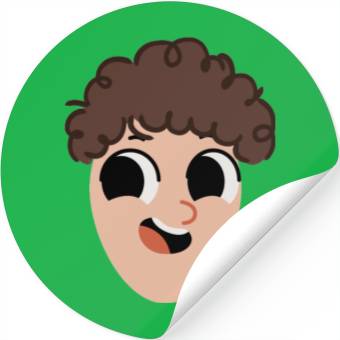 Discover egg face Stickers