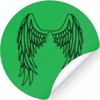 Discover angel wing Stickers