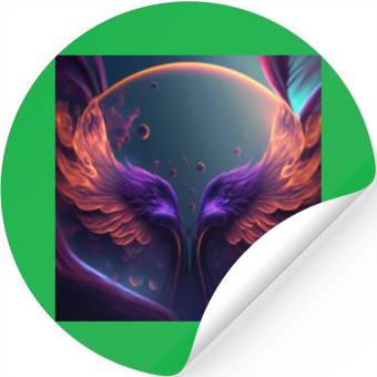 Discover Flaming phoenix wings Stickers