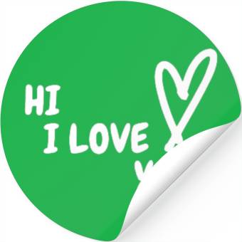 Discover I love you. Stickers
