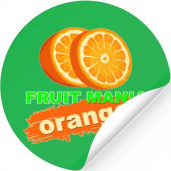 Discover FRUIT MANIA ORANGE Stickers