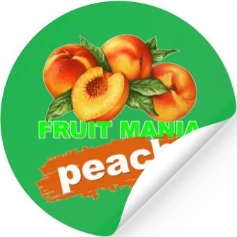 Discover FRUIT MANIA PEACH Stickers