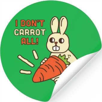 Discover i don't carrot all Stickers