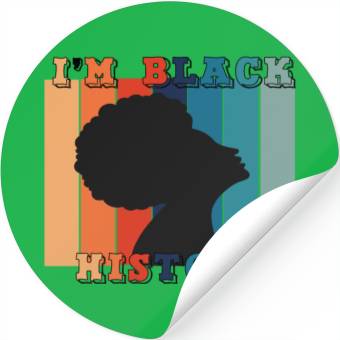 Discover i m black history Stickers