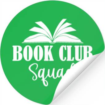 Discover Book Club Squad Stickers