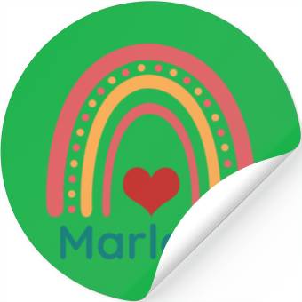 Discover Marlene Vintage Boho Rainbow Stickers