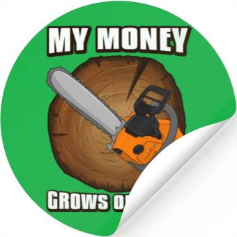 Discover chainsaw Lumberjack Stickers
