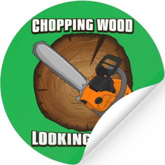 Discover chainsaw Lumberjack Stickers