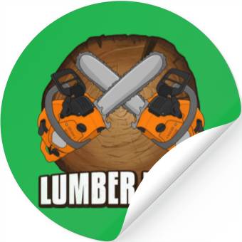Discover chainsaw Lumberjack Stickers